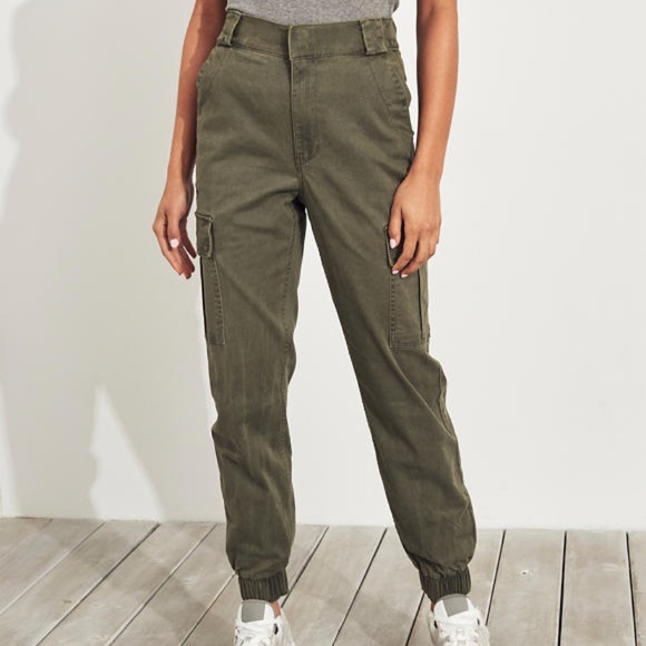Ultra high rise utility joggers hollister Clearance